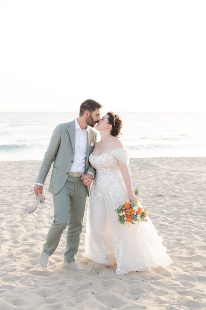 Emanuela e Fabio_wedding matrimonio italy Puglia Apulia Gallipoli spiaggia sposa bride groom sposo spiaggia beach seaside mare